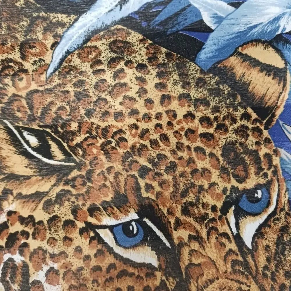 Vintage exotic leopard